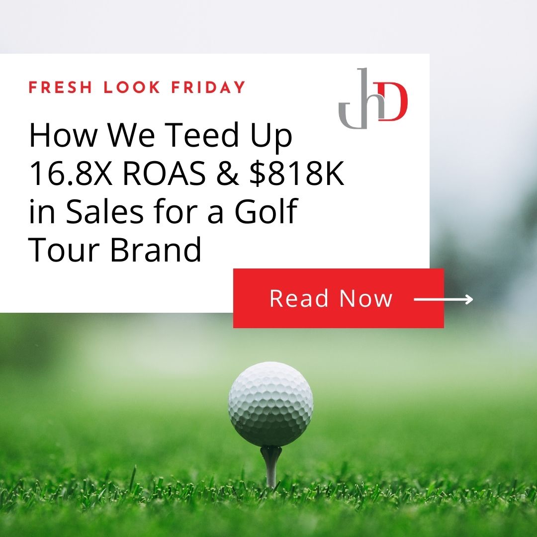 How We Teed Up 16.8X ROAS & $818K in Sales for a Golf Tour Brand