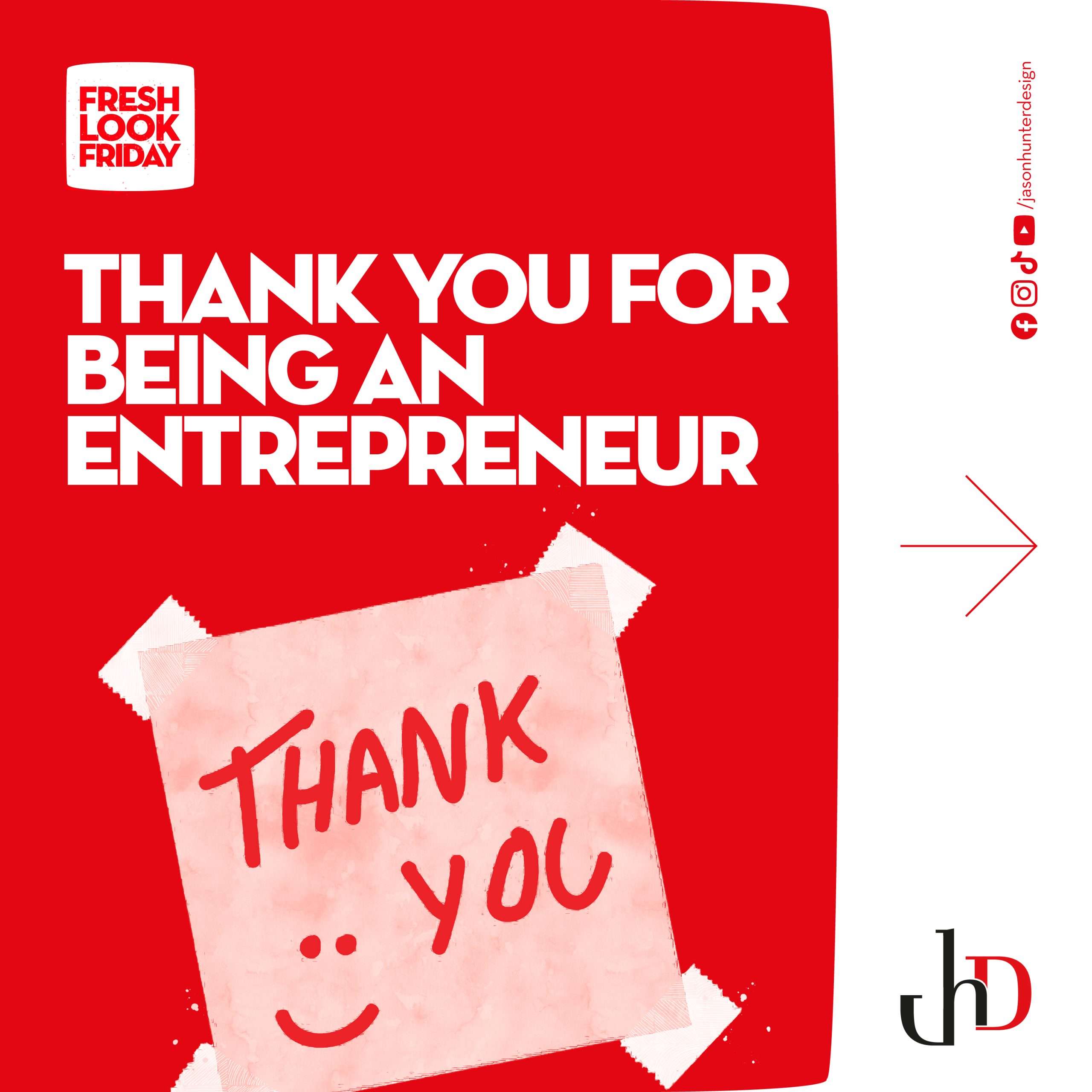 Thank You For Being An Entrepreneur