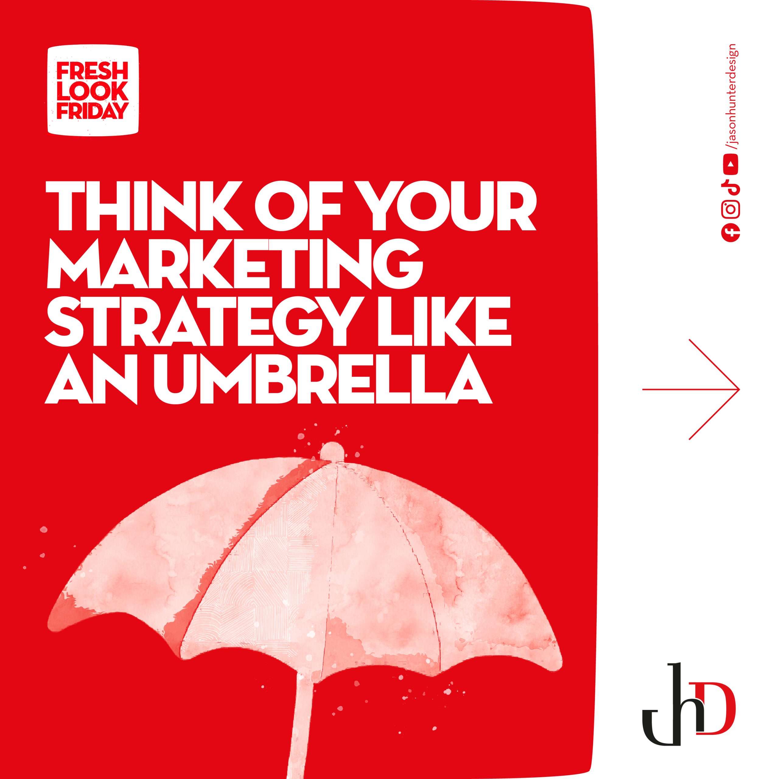Think of Your Marketing Strategy Like An Umbrella