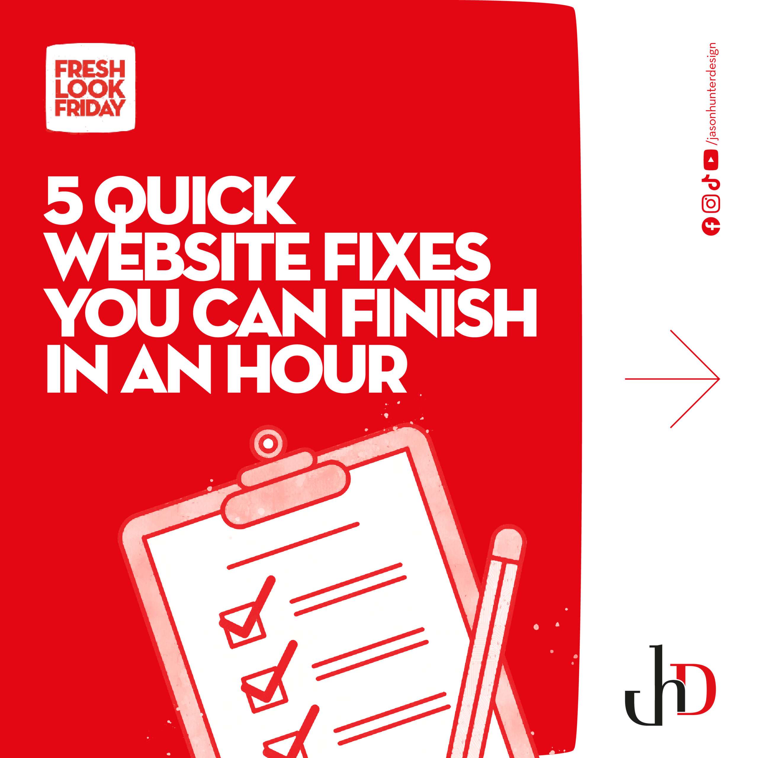 5 Quick Website Fixes You Can Finish In An Hour